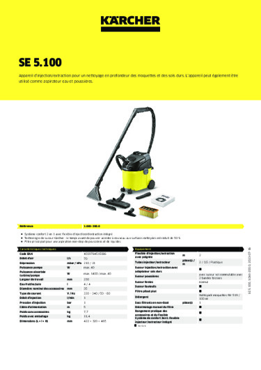 Informations sur le produit