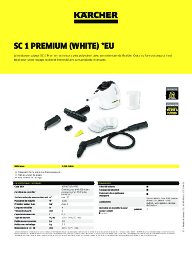 Informations sur le produit