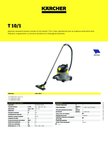 Informations sur le produit