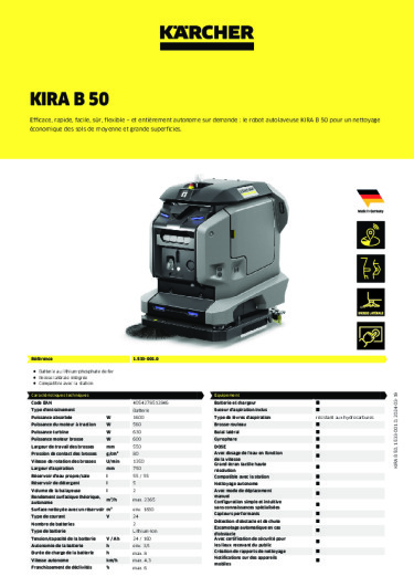 Informations sur le produit