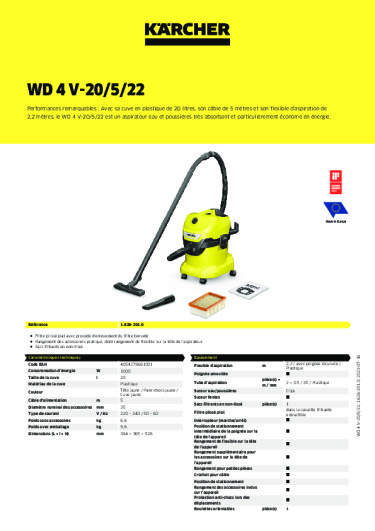Informations sur le produit