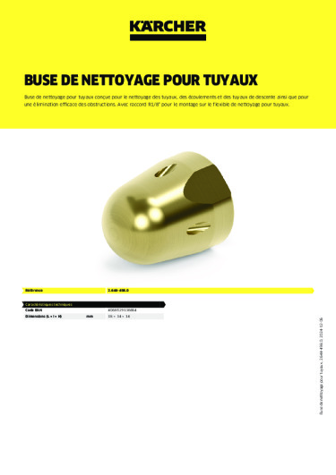 Informations sur le produit