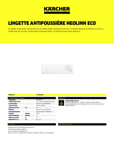 Informations sur le produit