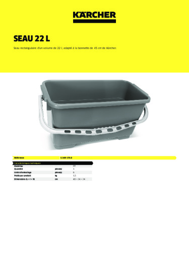 Informations sur le produit