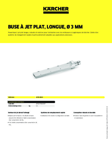 Informations sur le produit