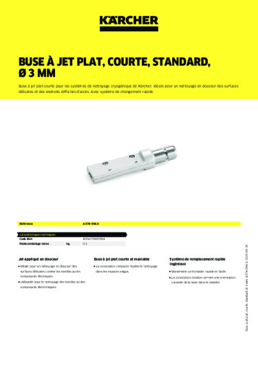 Informations sur le produit