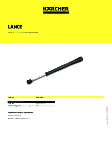 Informations sur le produit