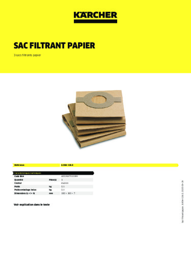 Informations sur le produit