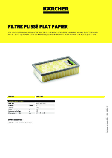 Informations sur le produit