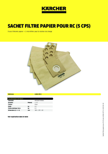 Informations sur le produit