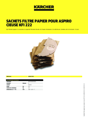 Informations sur le produit