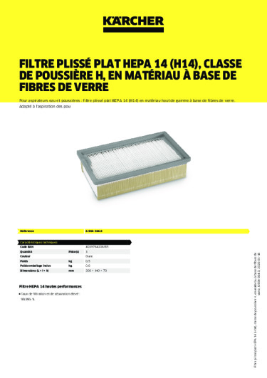 Informations sur le produit