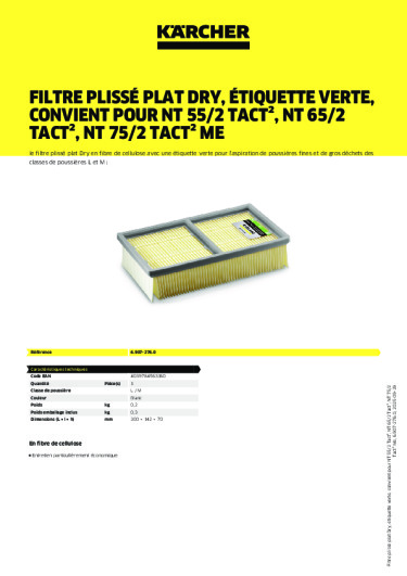 Informations sur le produit