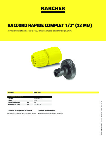 Informations sur le produit