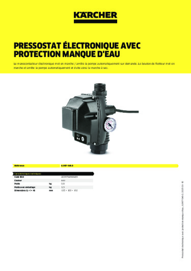 Informations sur le produit