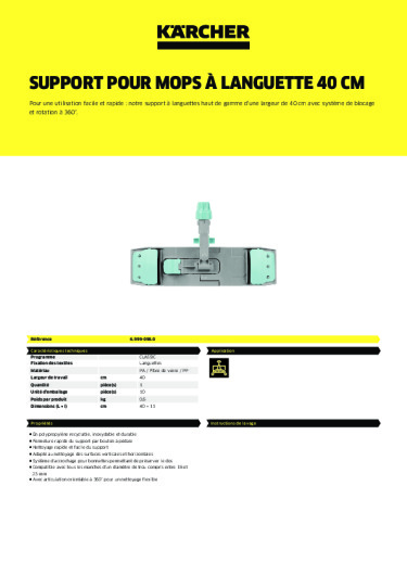 Informations sur le produit