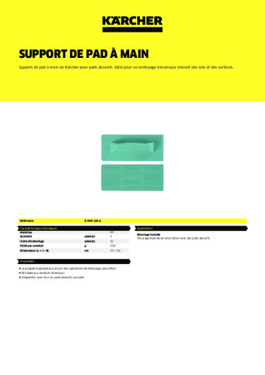 Informations sur le produit