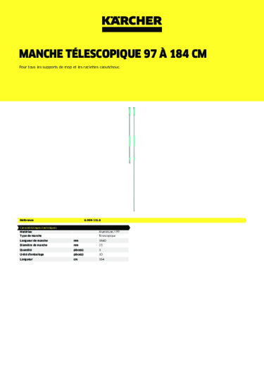 Informations sur le produit