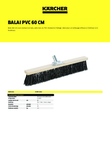 Informations sur le produit