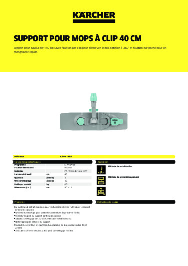 Informations sur le produit