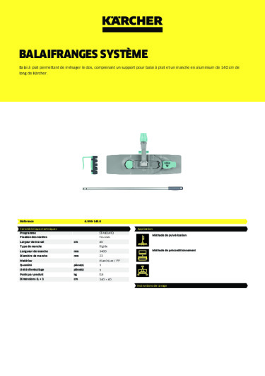 Informations sur le produit