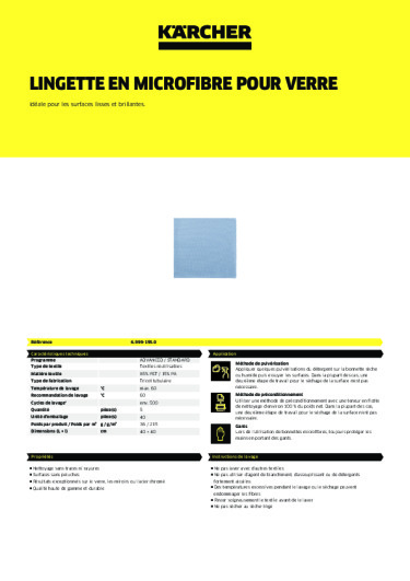 Informations sur le produit