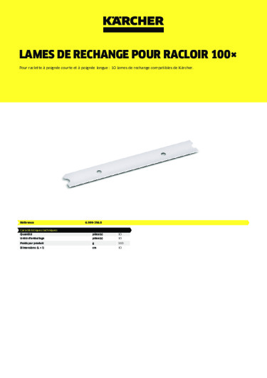 Informations sur le produit