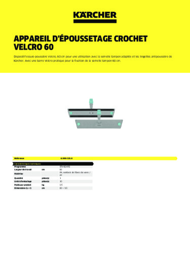 Informations sur le produit