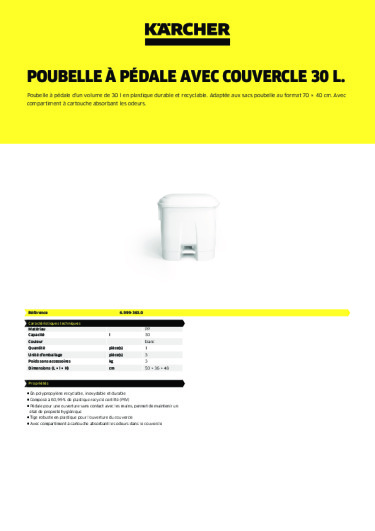 Informations sur le produit