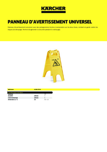 Informations sur le produit