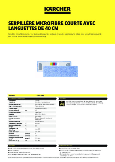 Informations sur le produit