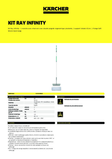 Informations sur le produit