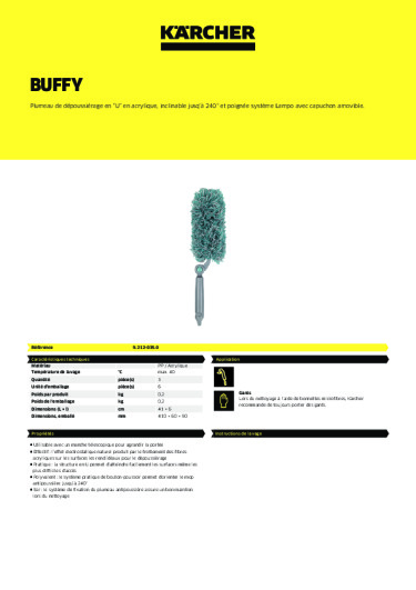 Informations sur le produit