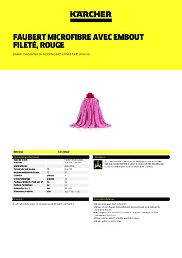 Informations sur le produit