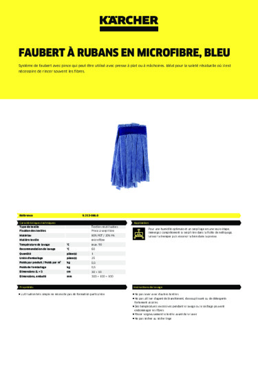 Informations sur le produit