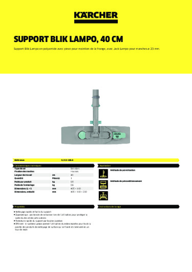 Informations sur le produit