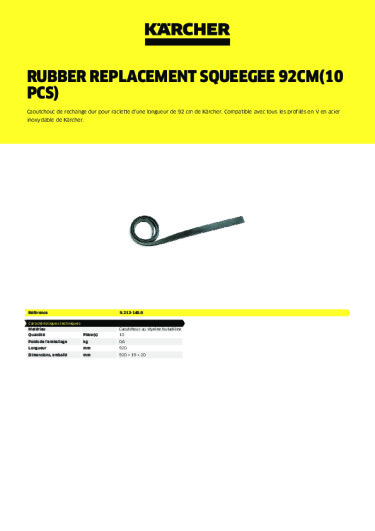 Informations sur le produit