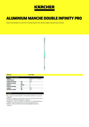 Informations sur le produit