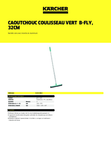 Informations sur le produit