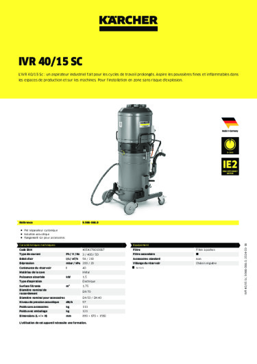 Informations sur le produit