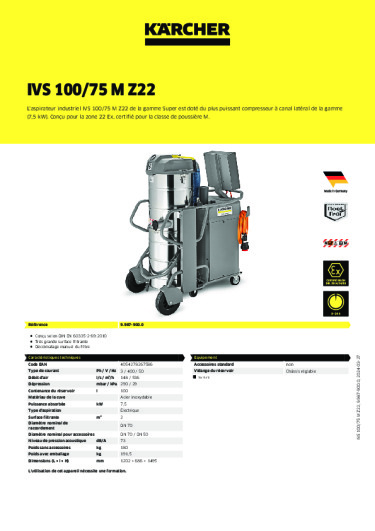 Informations sur le produit