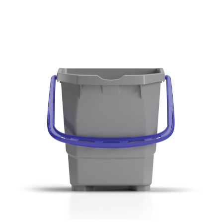 Seau gris 15 L