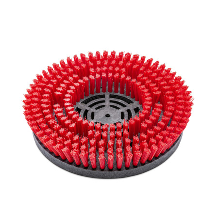 Brosse-disque, moyen, rouge, 200 mm