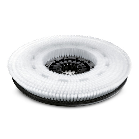 Brosse-disque, très souple, Blanc, 385 mm