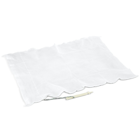 Hoes voor dweil met trekkoord, wit, 70 l.