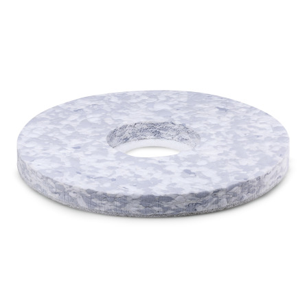 Pad en mélamine Orbital, gris / blanc, 430 mm, 2 Pièce(s)