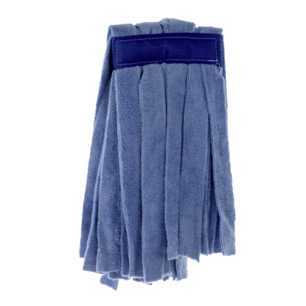 Faubert à rubans en microfibre, bleu