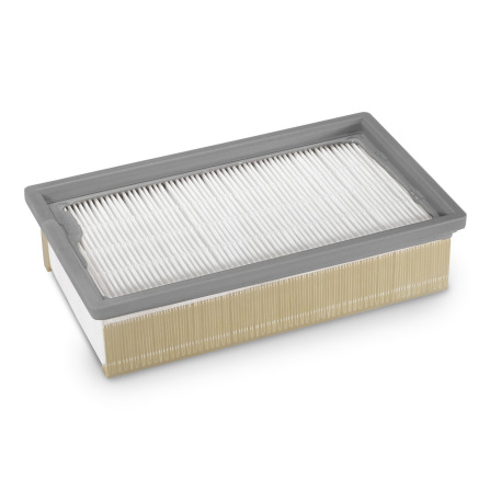 Filtre plissé plat HEPA 14 (H14), classe de poussière H, en matériau à base de fibres de verre