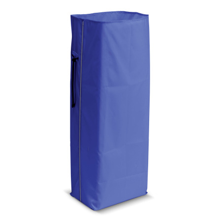 Sac poubelle avec fermeture-éclair, 70 l, bleu