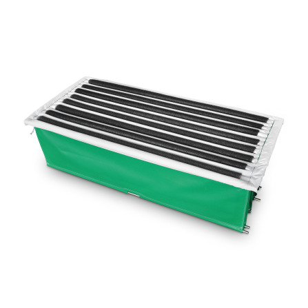 Zakfilter groen